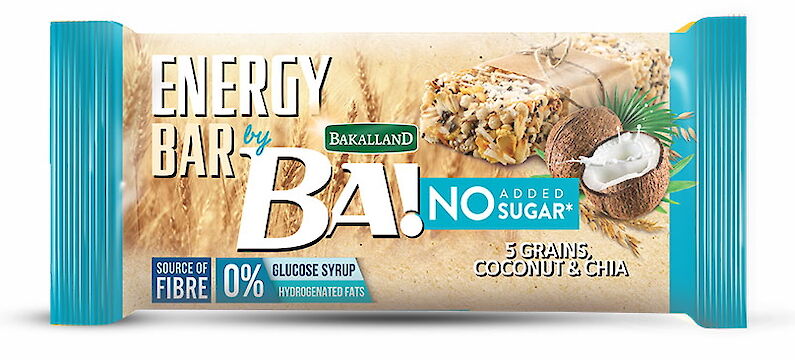 Product image of Bakalland Healthy Snack Bar - No Added Sugar: Coconut & Chia by Bakalland