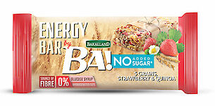 Product image of Bakalland Healthy Snack Bar - No Added Sugar: Strawberry & Quinoa by Bakalland