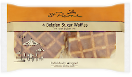 Product image of Belgian Sugar Waffles by St. Pierre