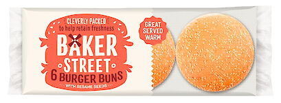 Product image of Burger Buns (Seeded) by Baker Street