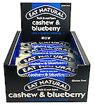 Product image of Cashew & Blueberry with a Yoghurt Coating Fruit & Nut Bar by Eat Natural