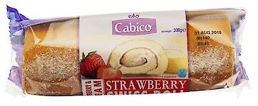 Product image of Strawberry Swiss Roll by Cabico