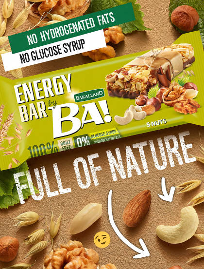 Bakalland BA! Energy Bars - Full of nature